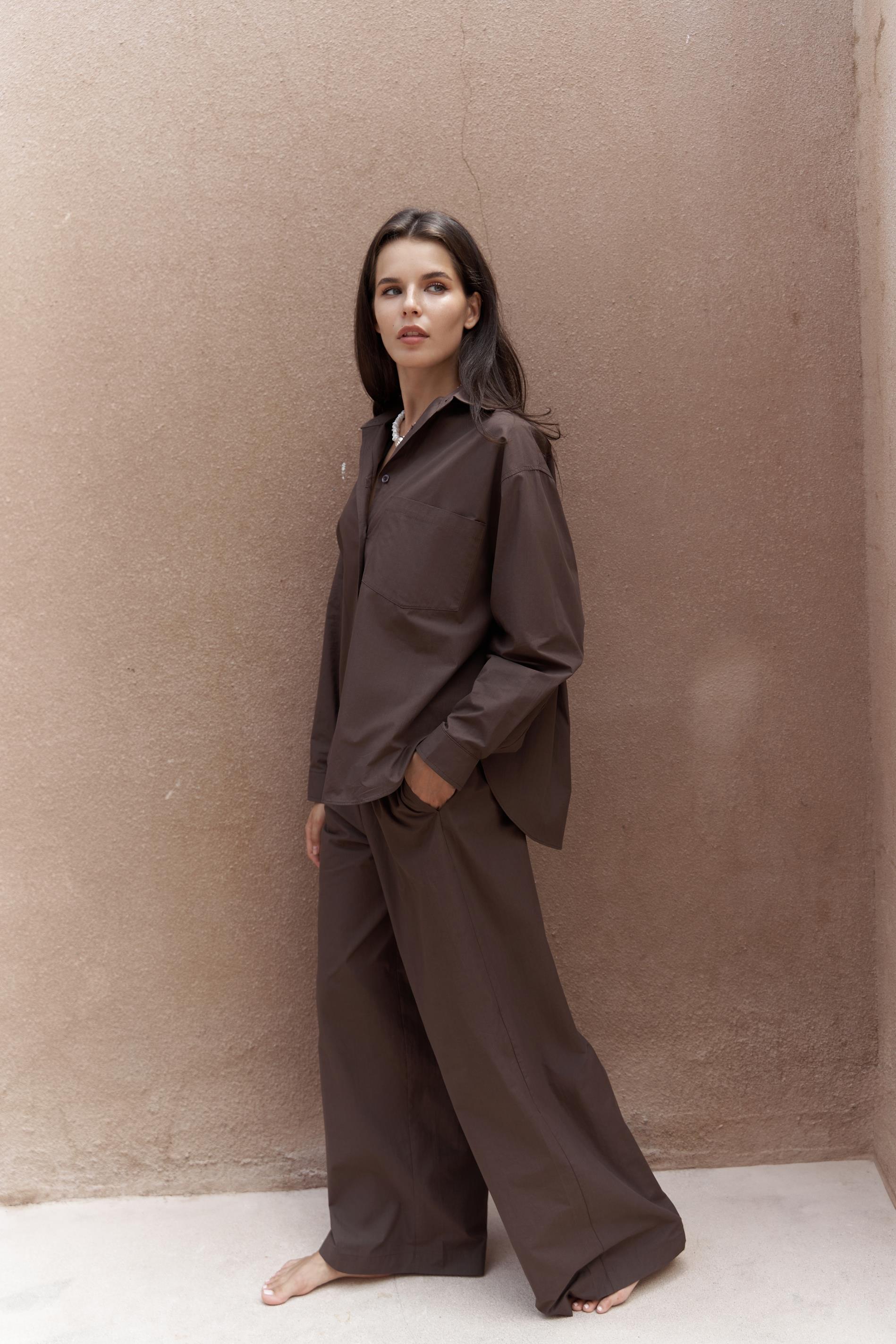 Chemise Almira Marron