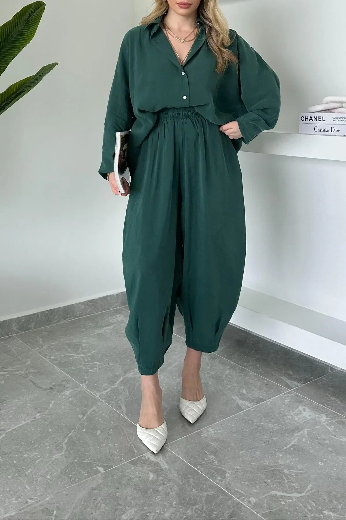 Pantalon Nane Emeraude