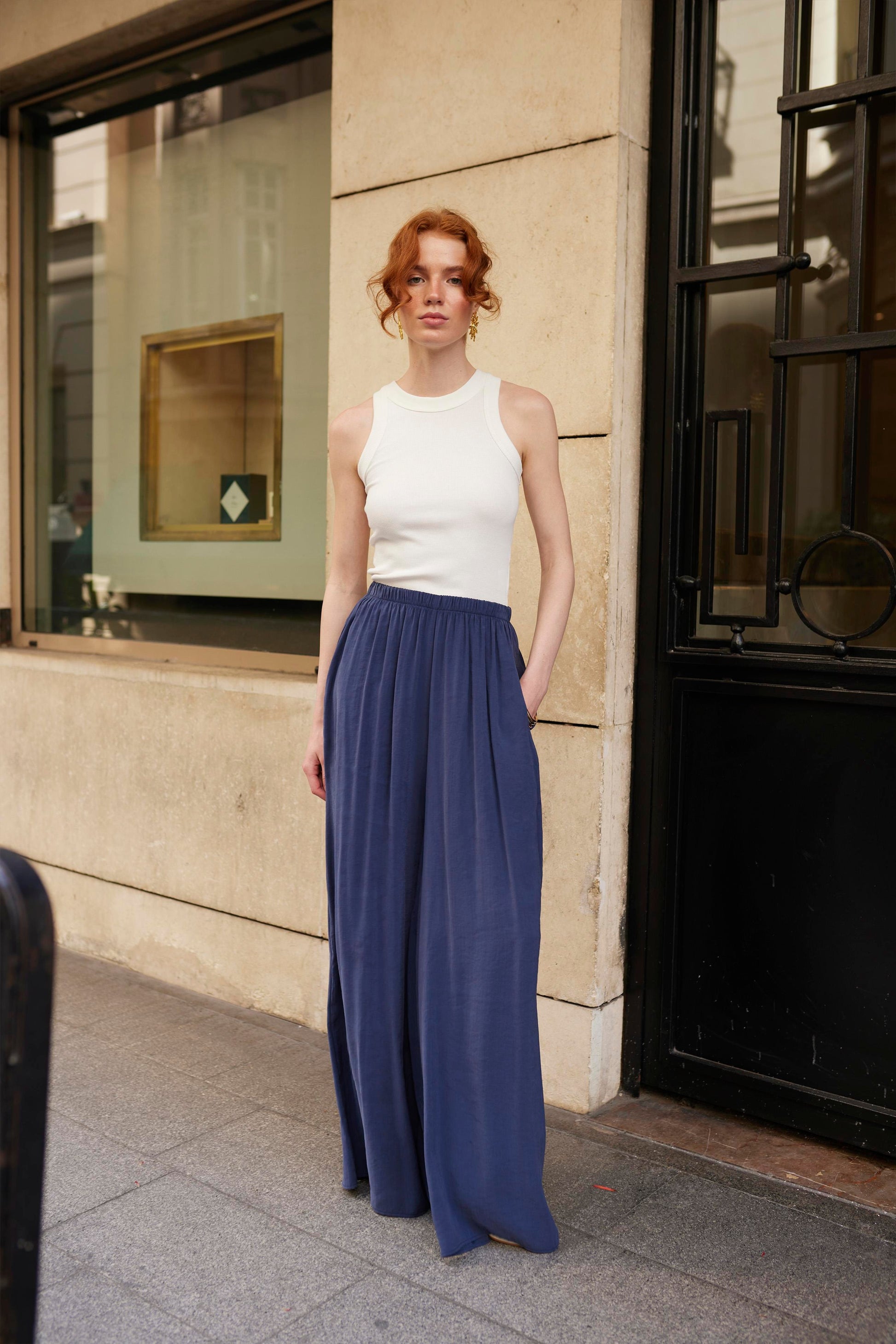 Pantalon Serra Bleu