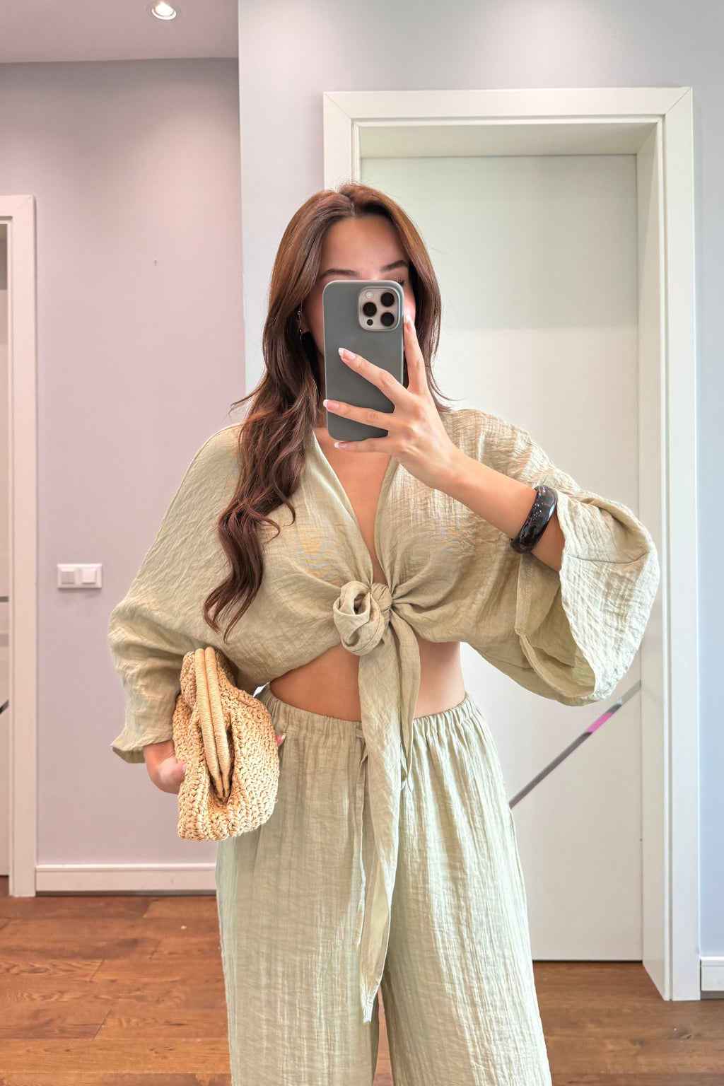 Pantalon Kheira Vert