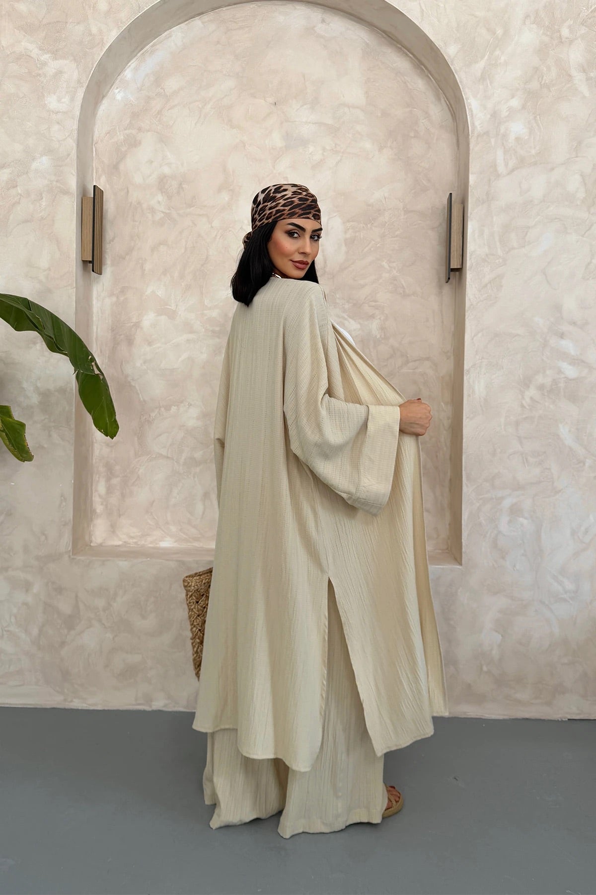 Haut Kimono Oya Beige