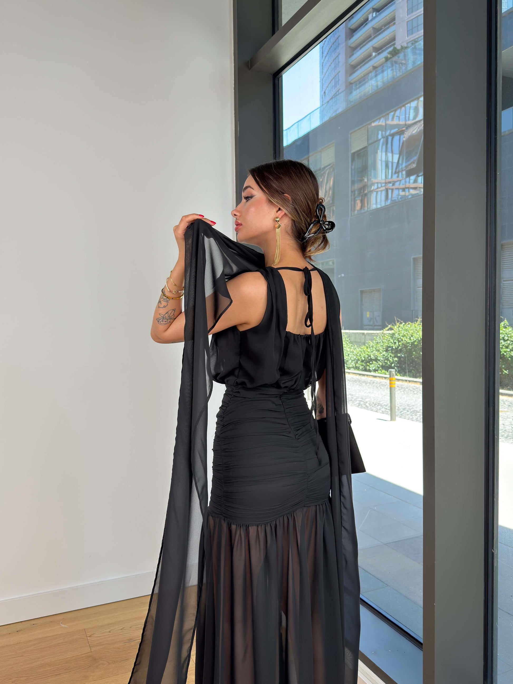 Robe Soirée Raya Noir