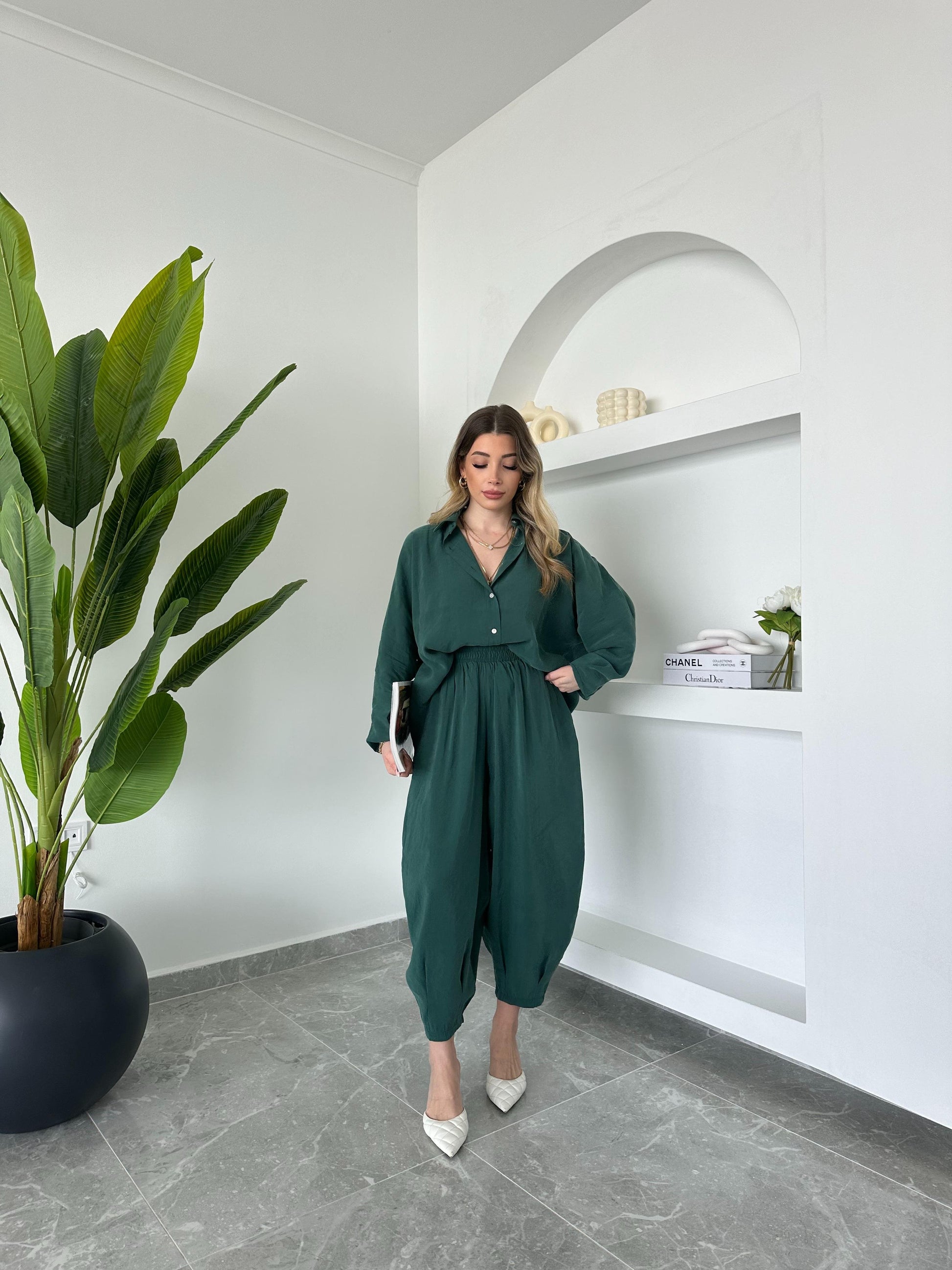 Pantalon Nane Emeraude