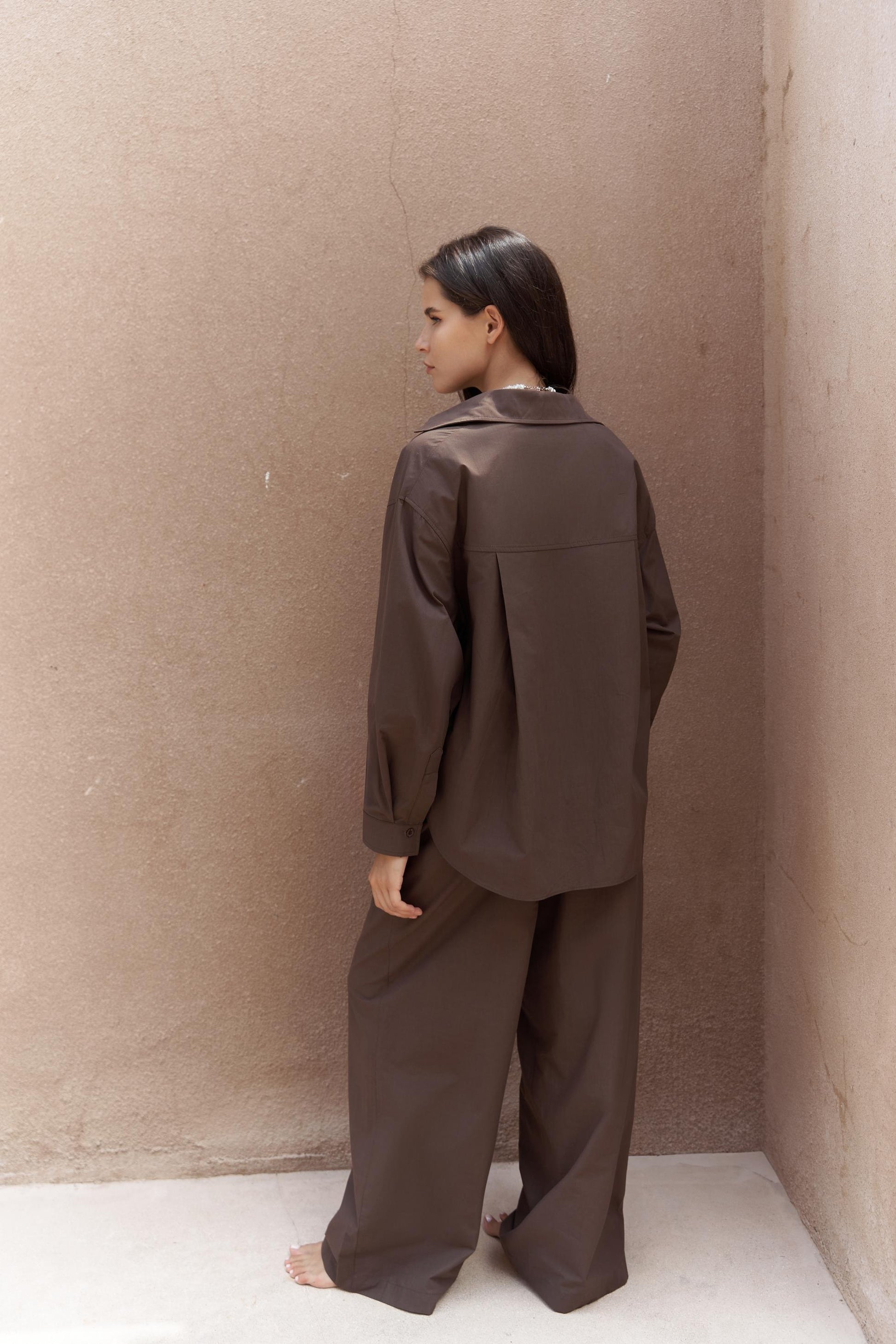 Chemise Almira Marron