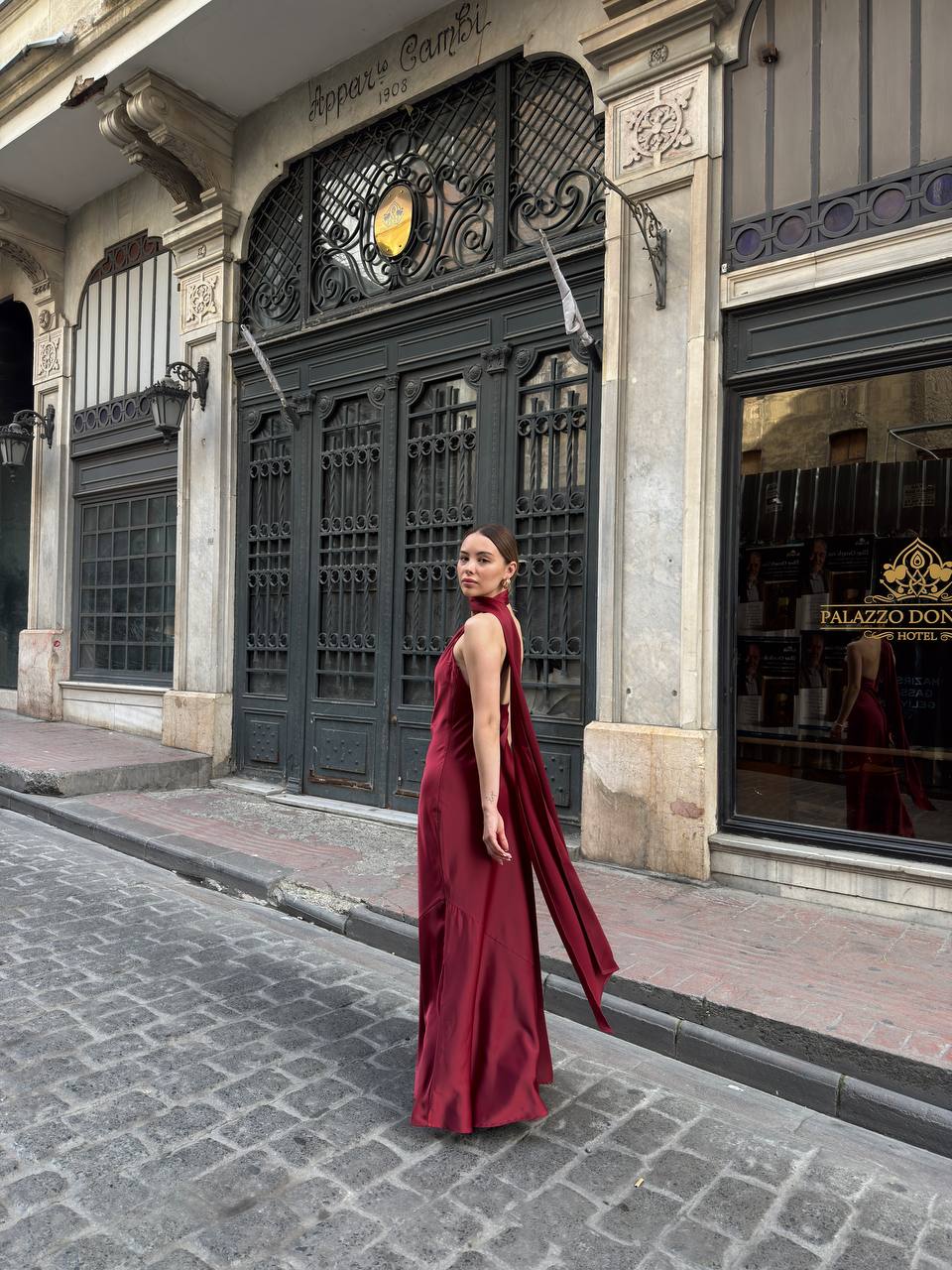 Robe Yalina Bordeaux