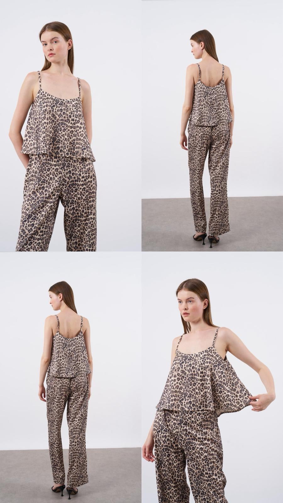 Pantalon Farah Léopard