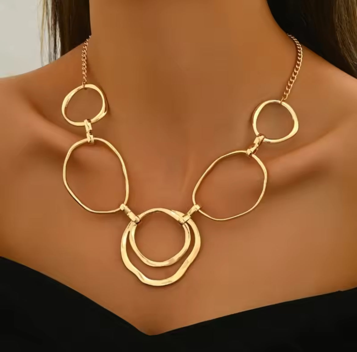 Collier Géométrique Irrégulier