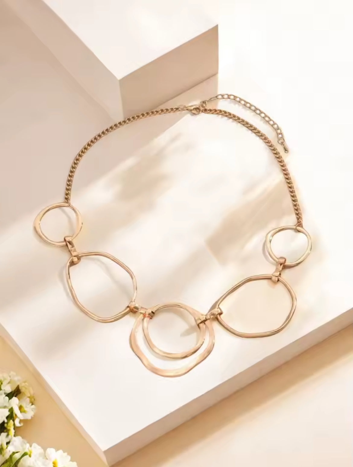 Collier Géométrique Irrégulier