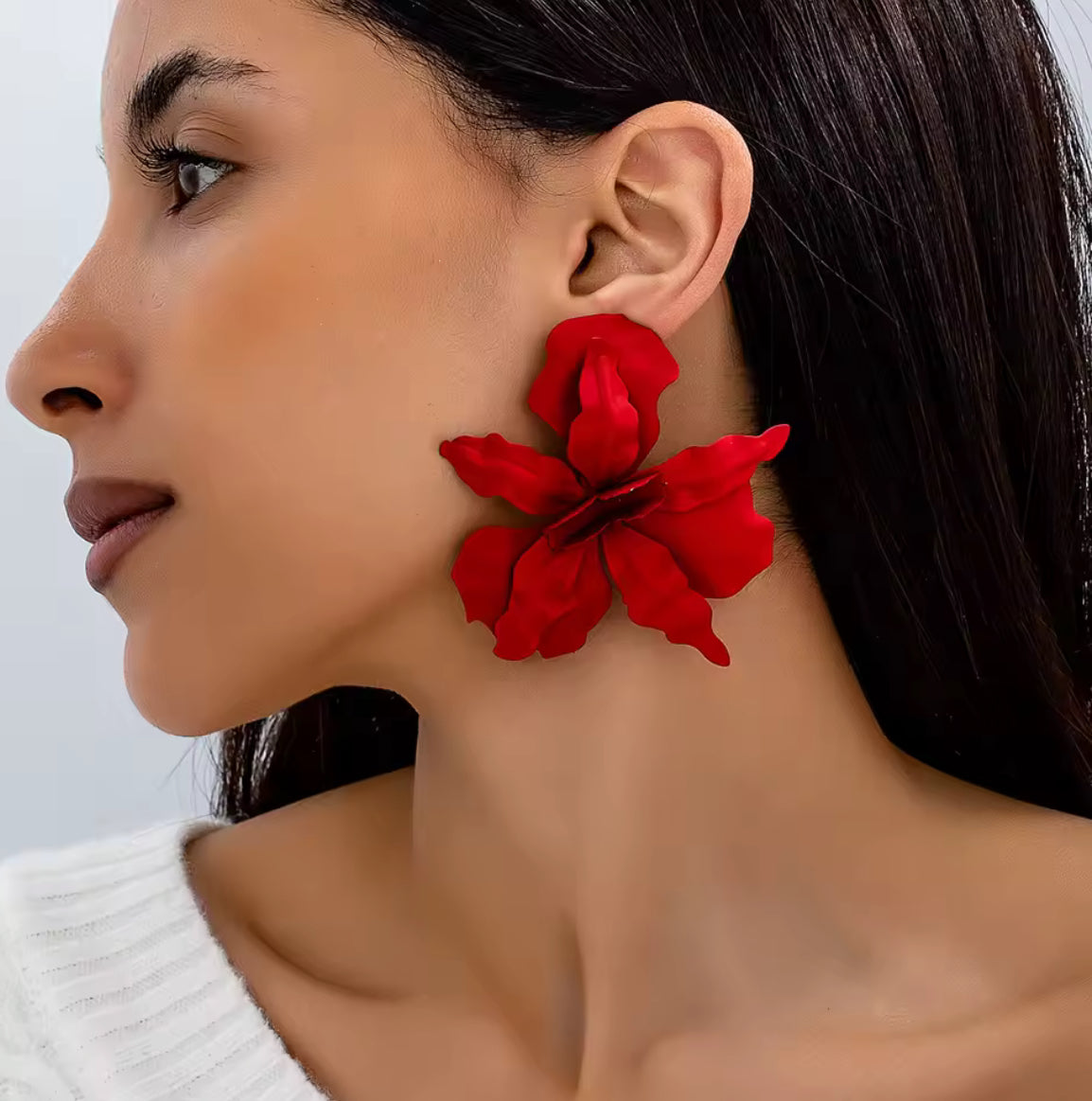 Boucles D’oreilles Orchidée