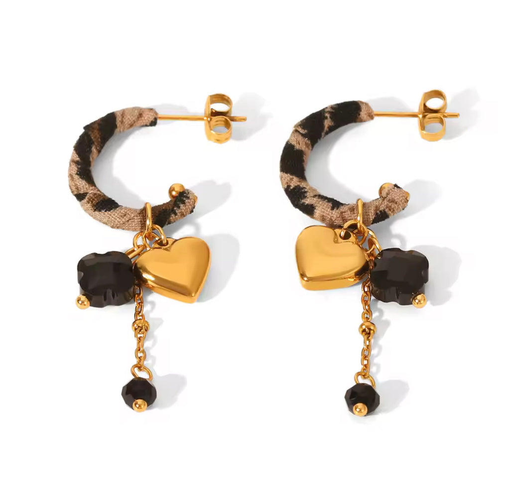 Boucle D’oreille Léopard