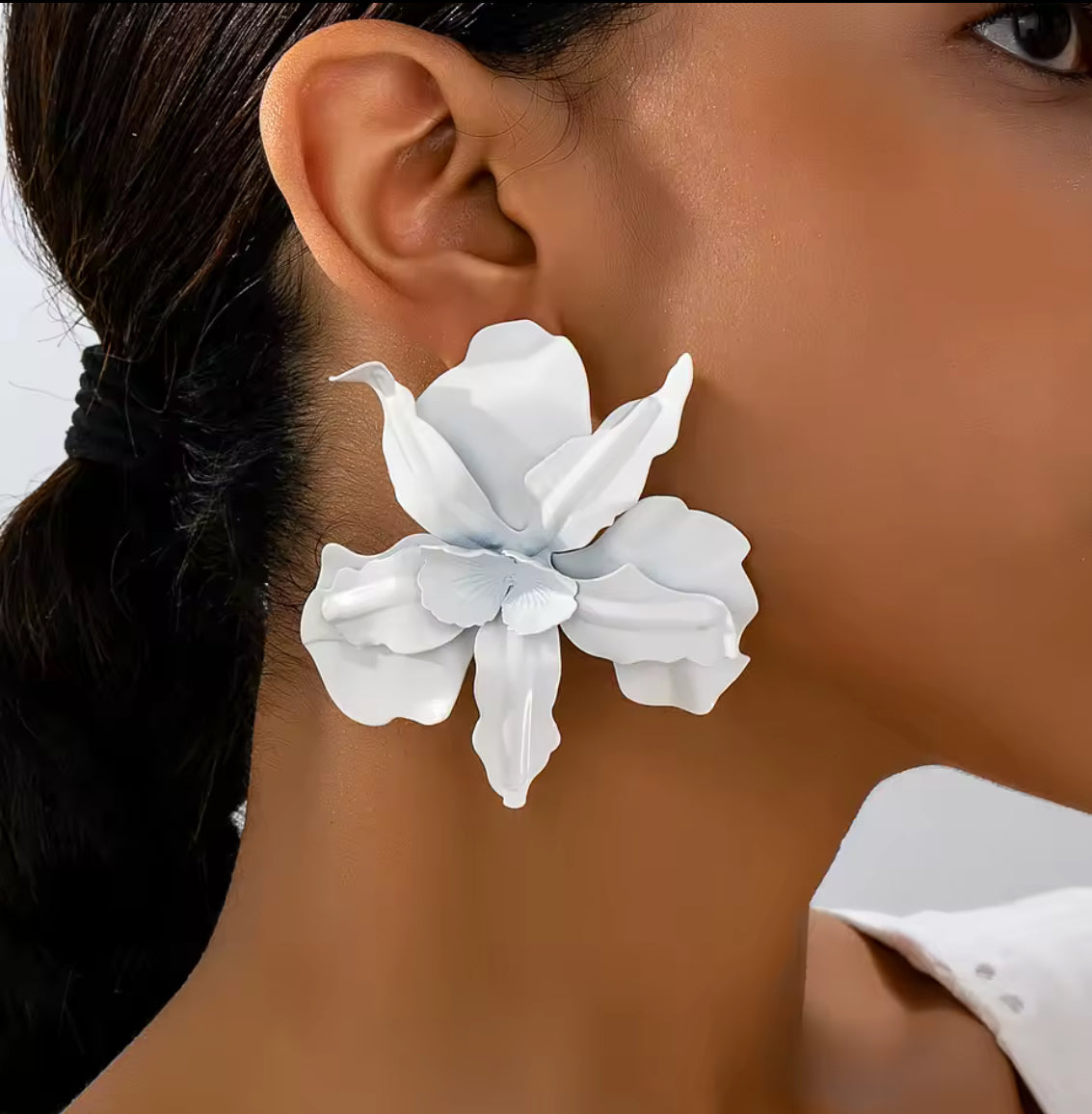 Boucles D’oreilles Orchidée