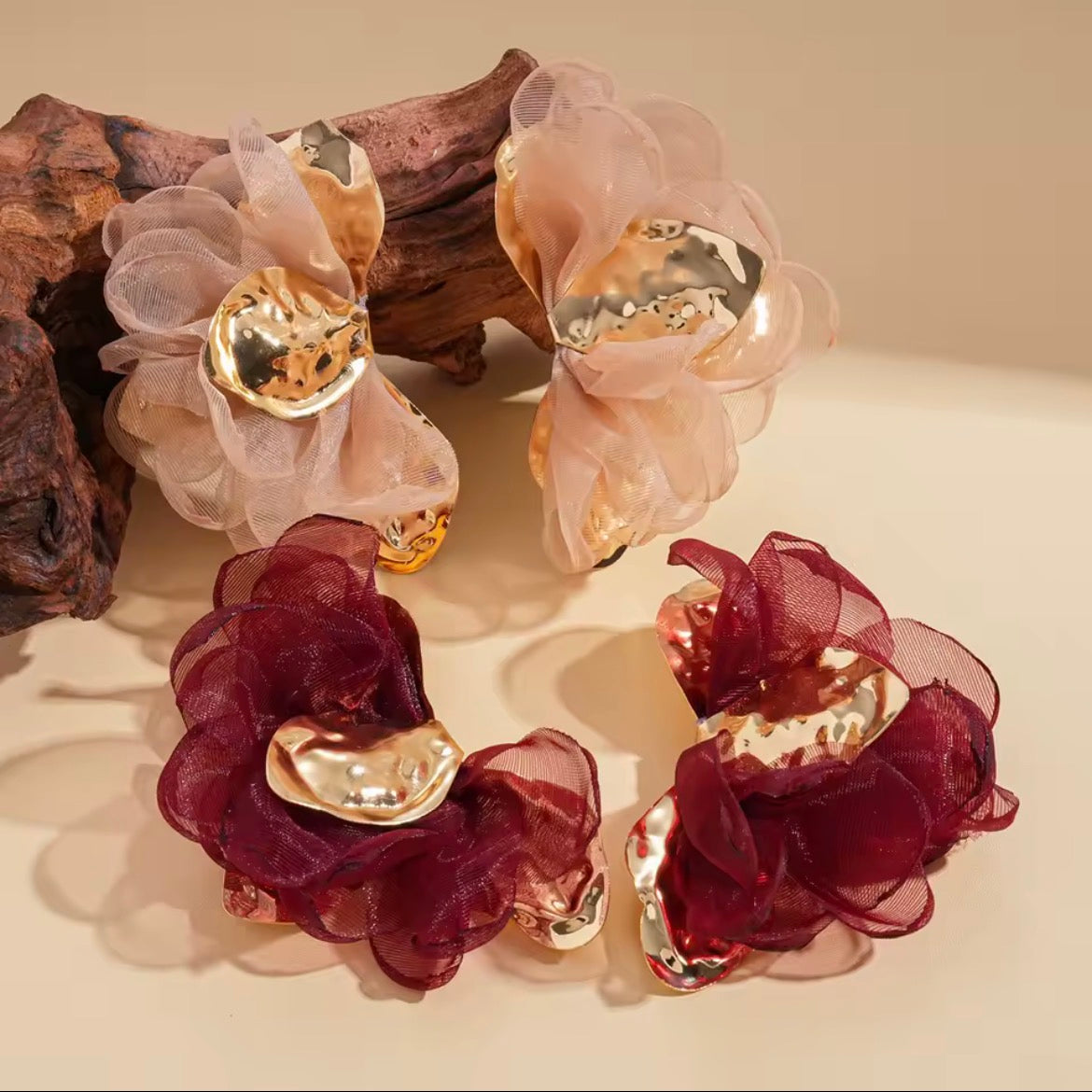 Boucle d’oreille colorée