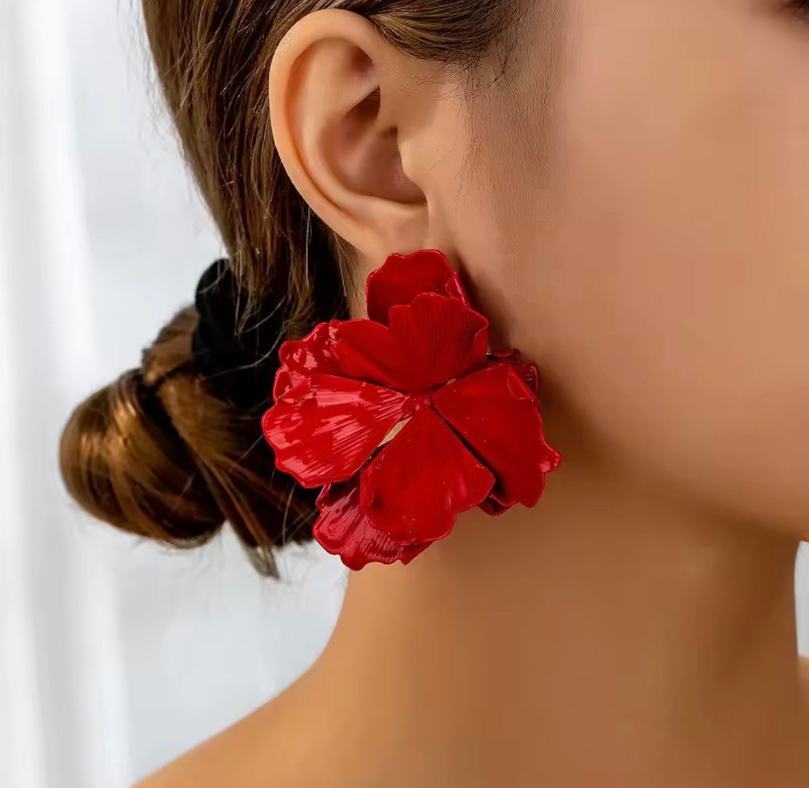 Boucle d’oreille colorée