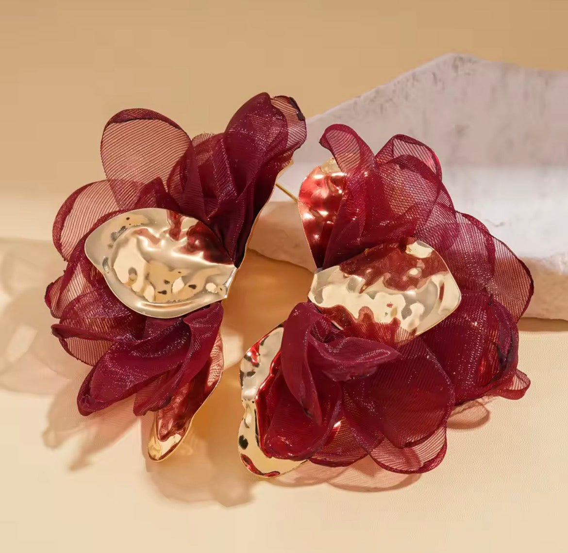 Boucle d’oreille colorée