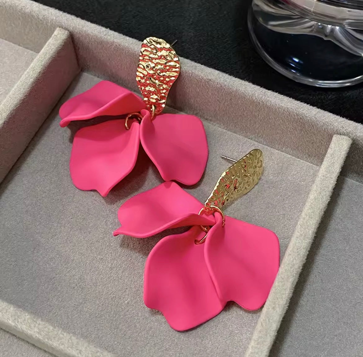Boucle d’oreille colorée