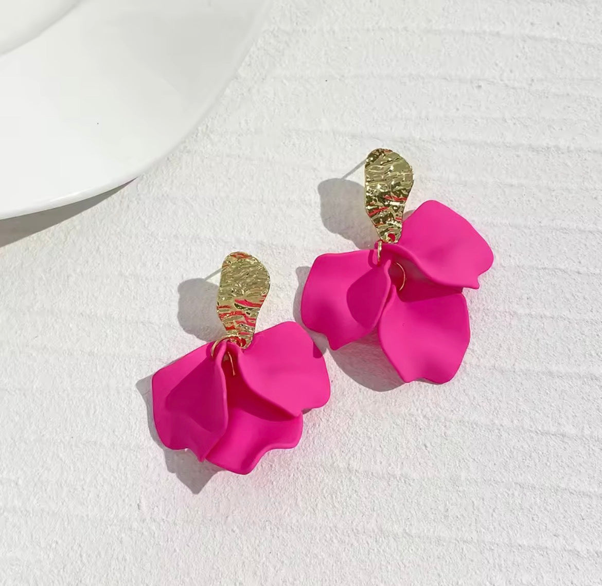 Boucle d’oreille colorée