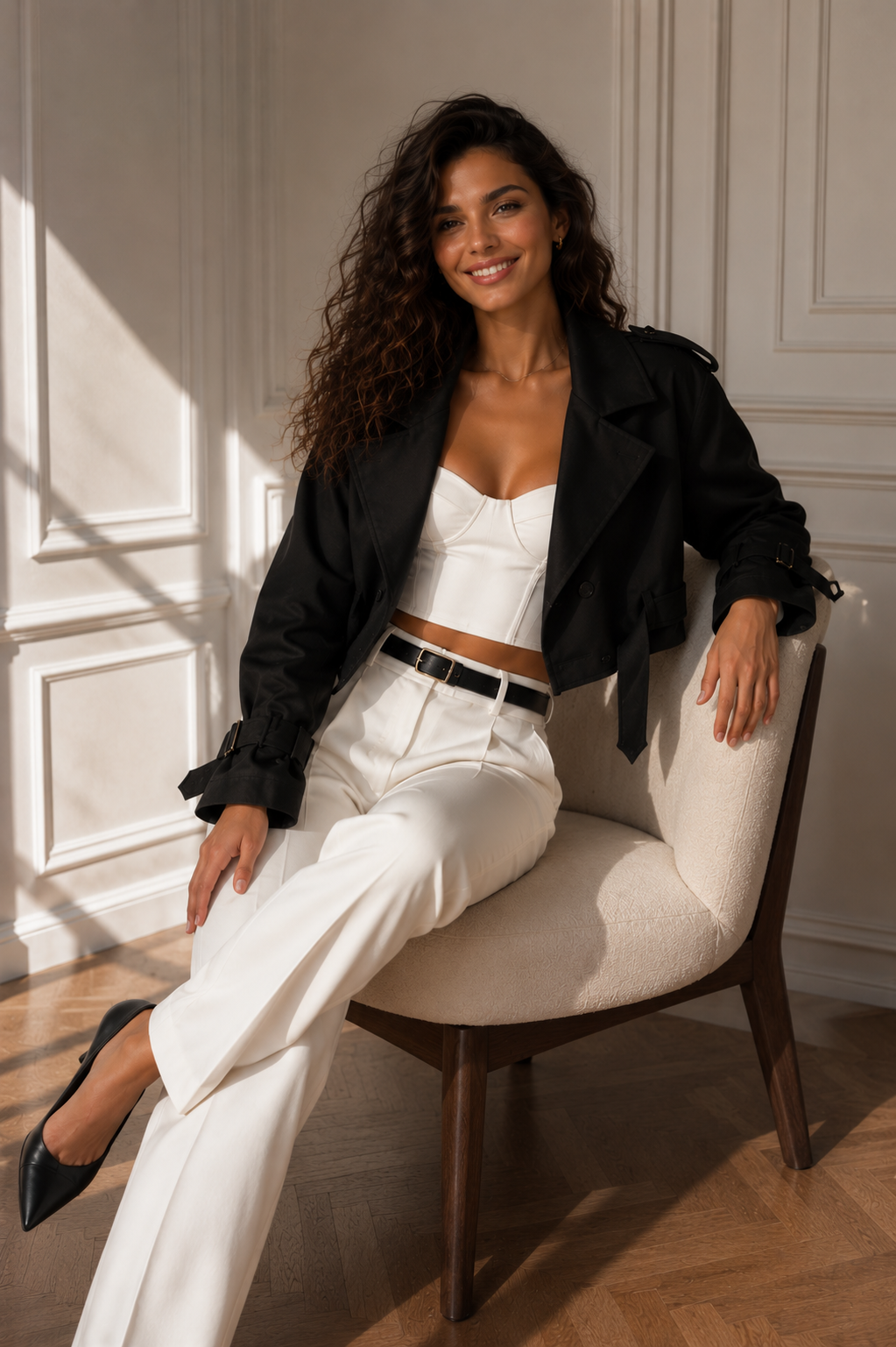 Veste courte Siyah noir