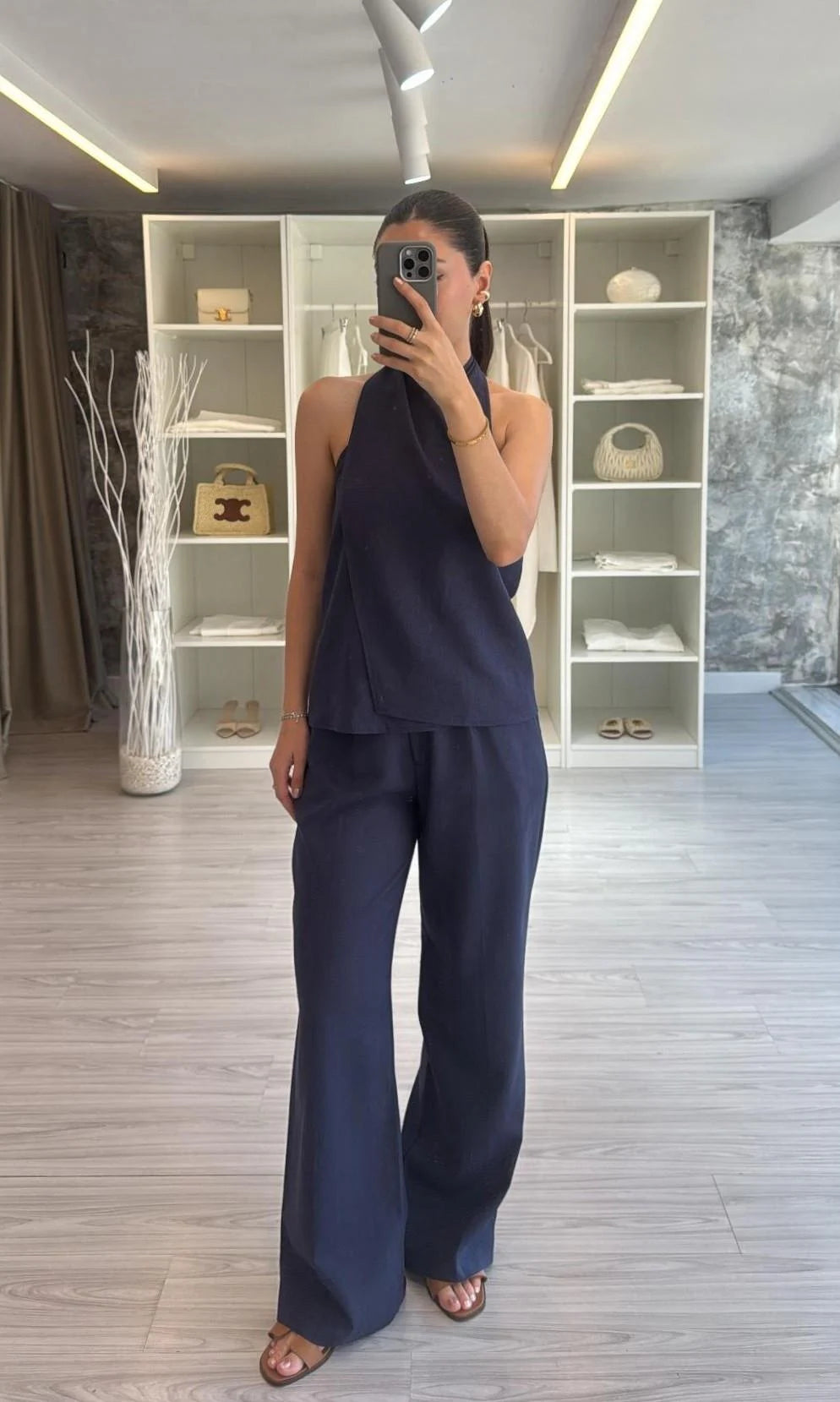 Haut Zehra Bleu
