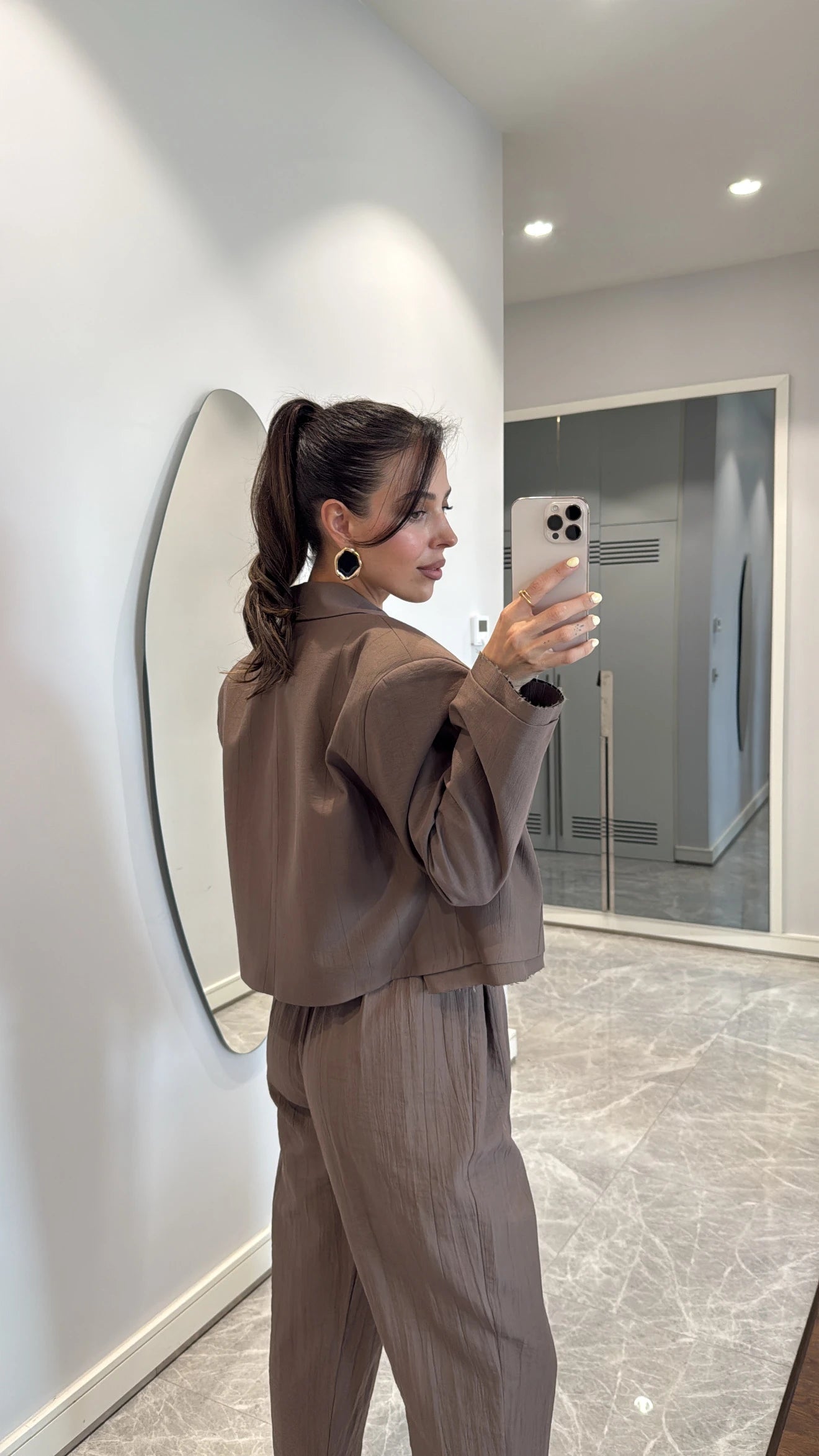 Veste Yasemin Marron