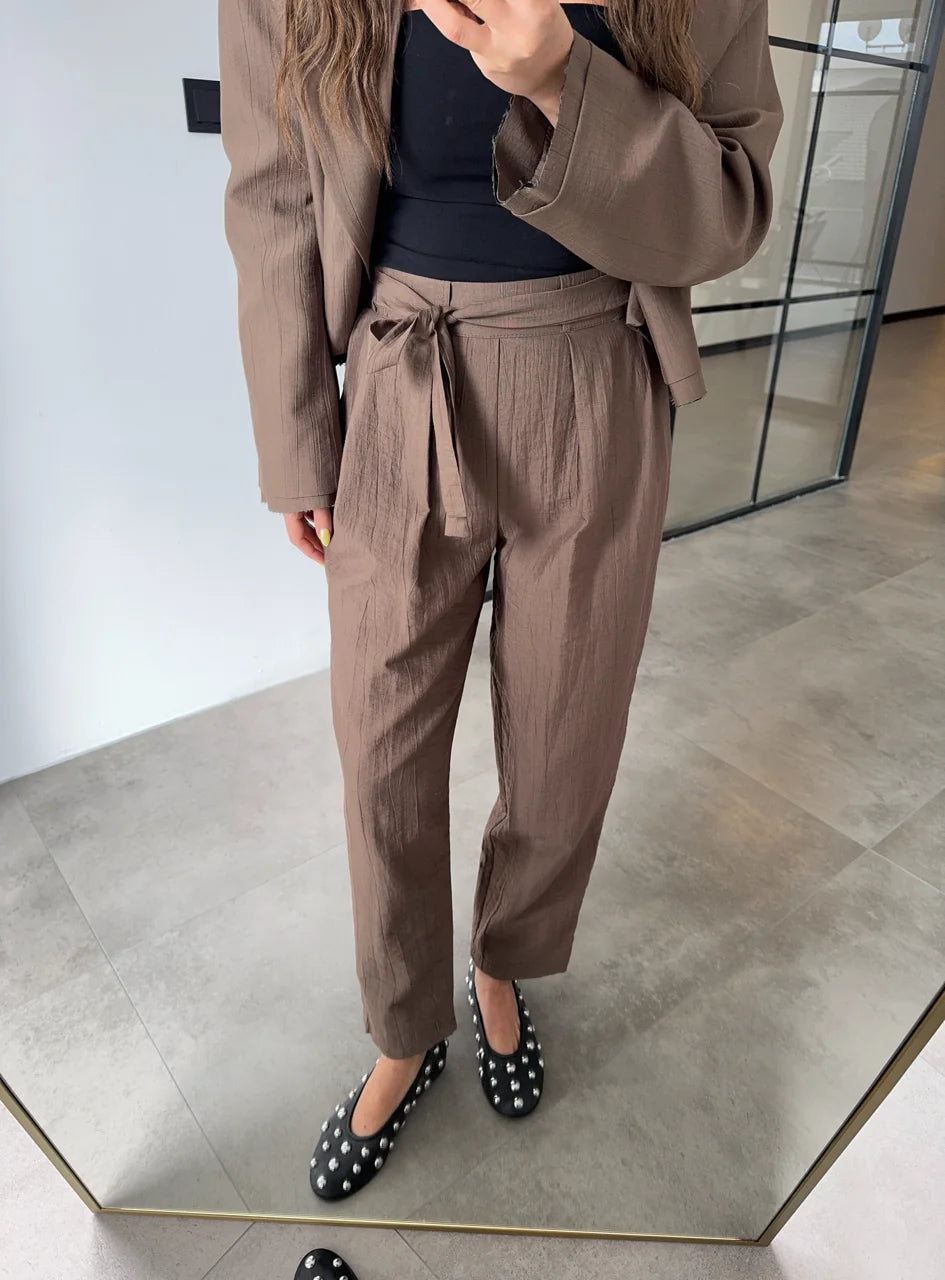 Veste Yasemin Marron