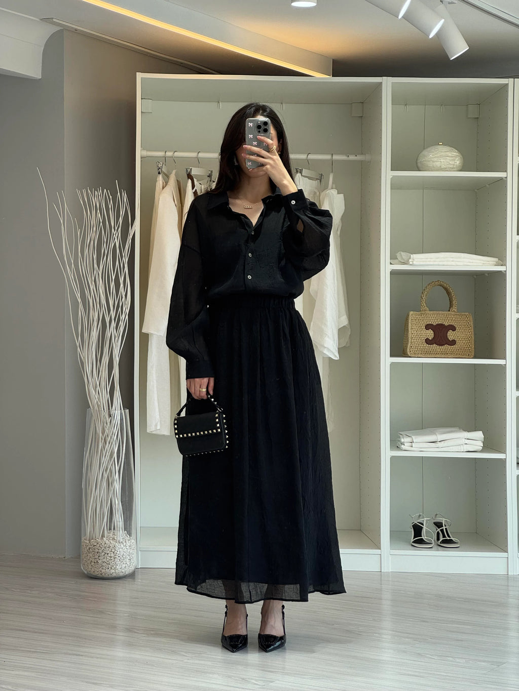 Chemisier Dilara noir